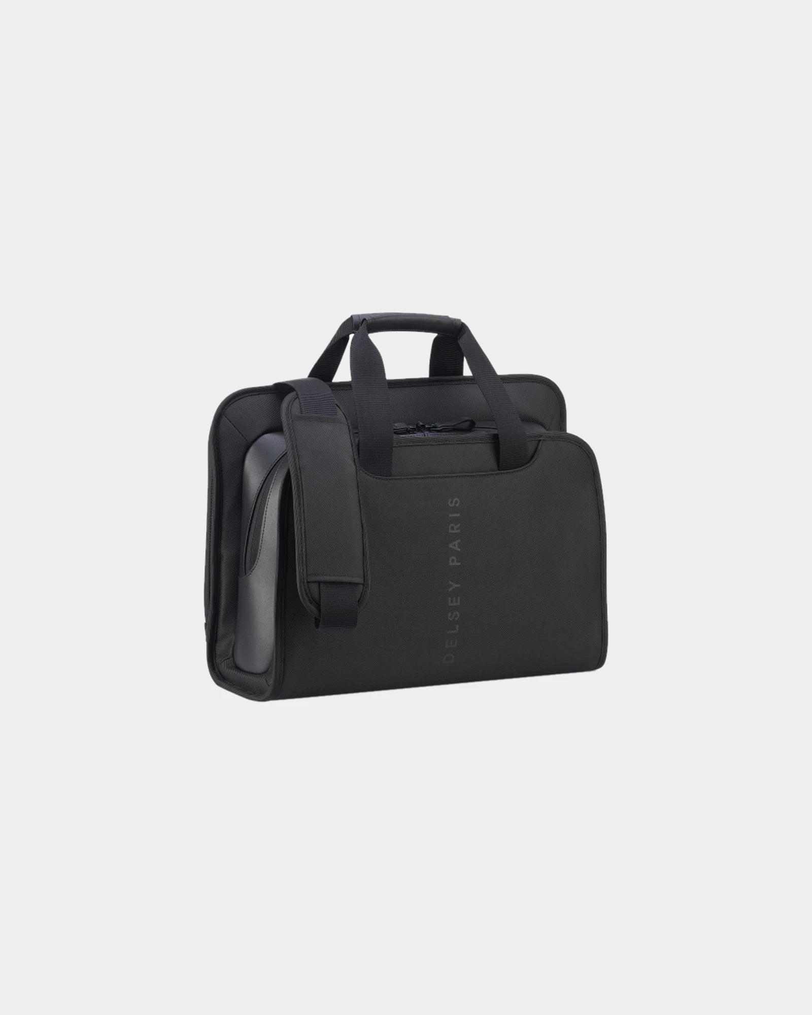 Borsa portacomputer riciclata Delsey Arche da personalizzare - Nero