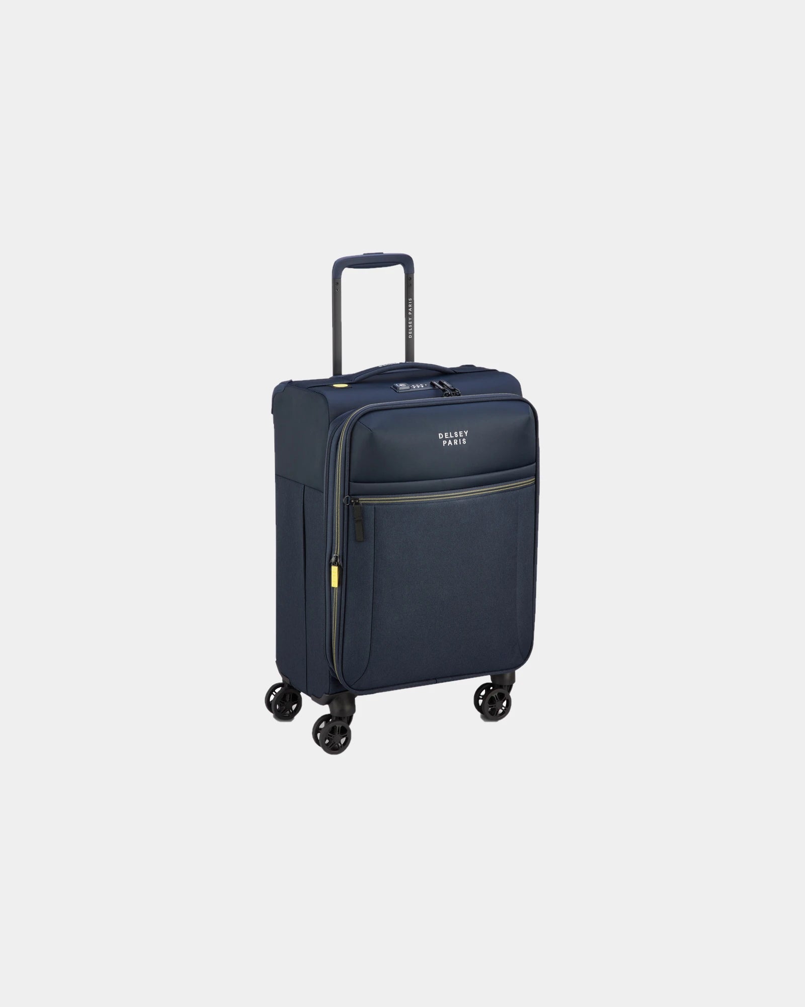 Trolley riciclato Delsey Brochant 3 55 cm da personalizzare - Blu Navy