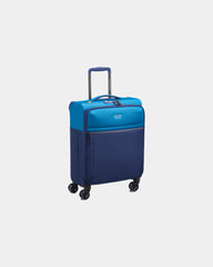 Trolley riciclato Delsey Brochant 3 55 cm da personalizzare - Blu Oltremare
