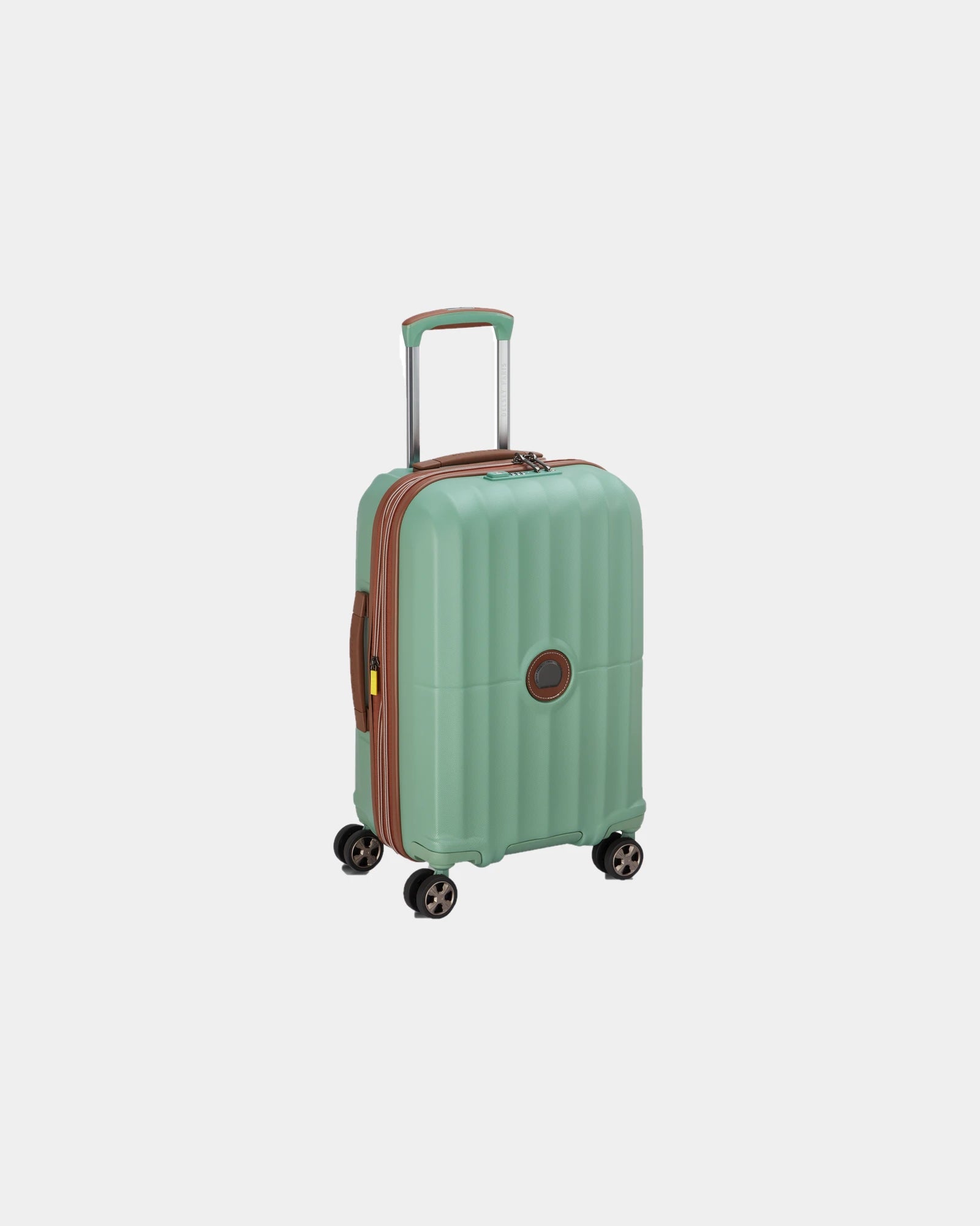 Trolley policarbonato Delsey Carrousel 2 55cm da personalizzare - Verde Salvia