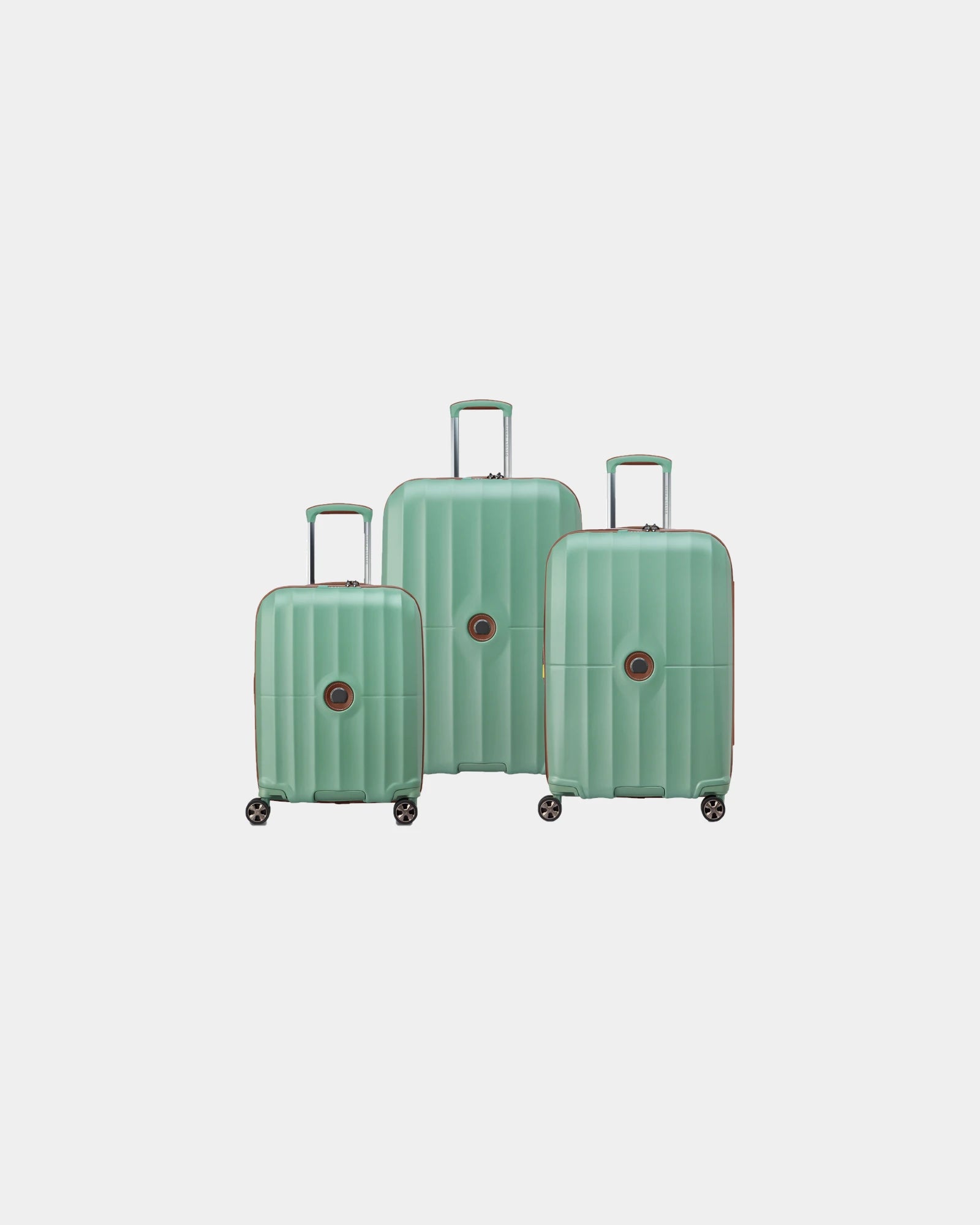 Set 3 trolley Delsey Carrousel 2 da personalizzare - Verde Salvia