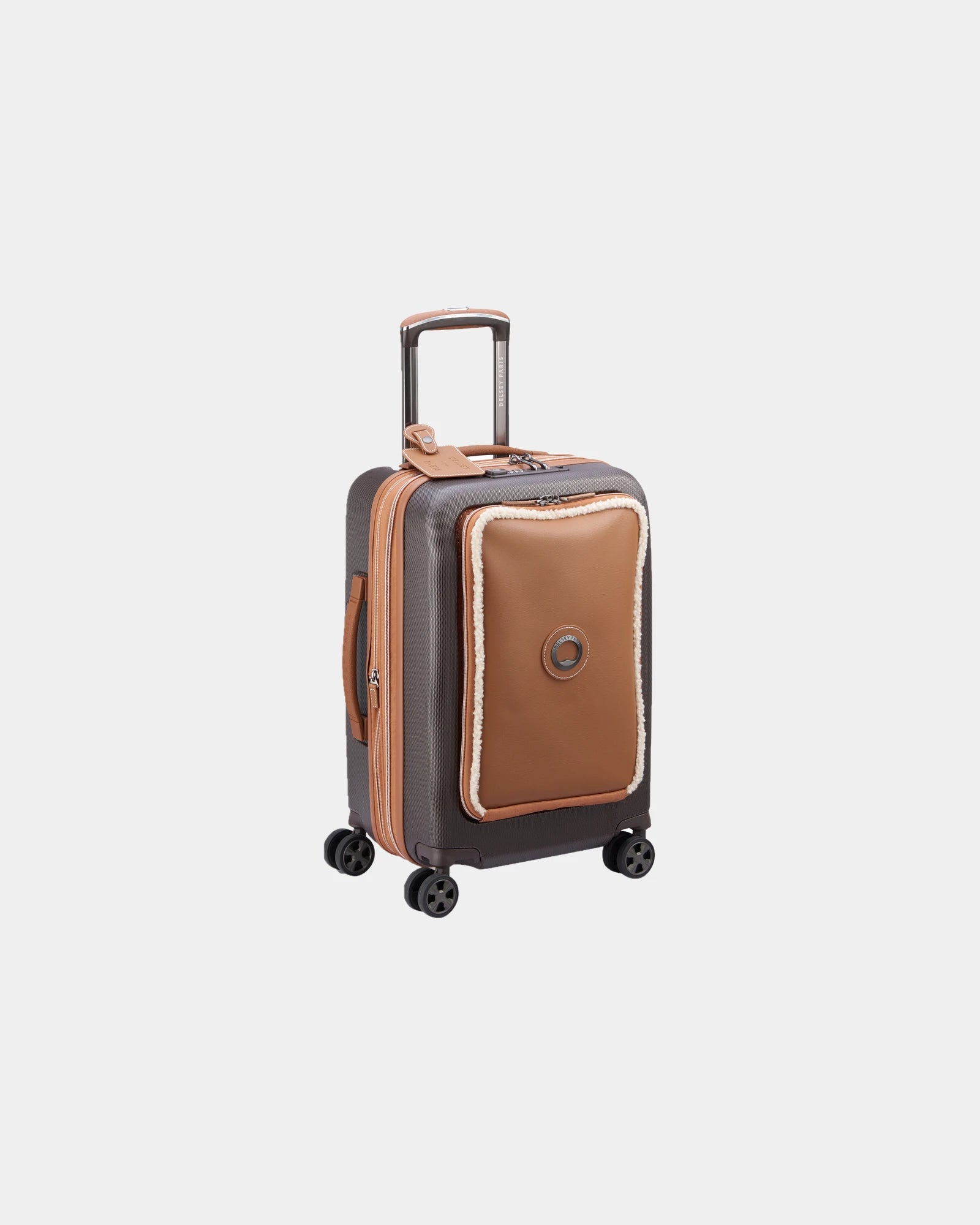 Trolley Delsey Chatelet Air 2.0 55cm da personalizzare - Marrone