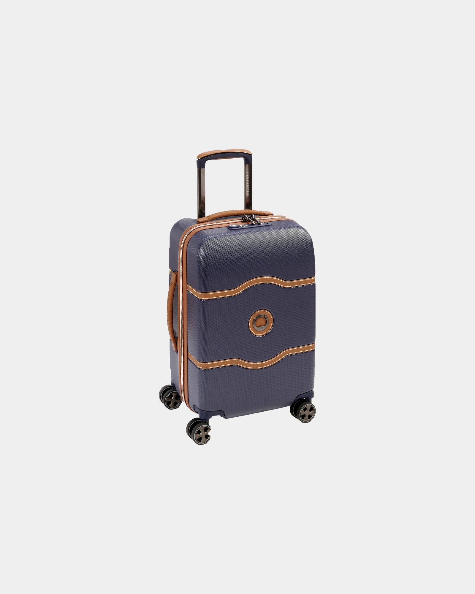 Trolley policarbonato Delsey Chatelet Air da personalizzare - Blu marino