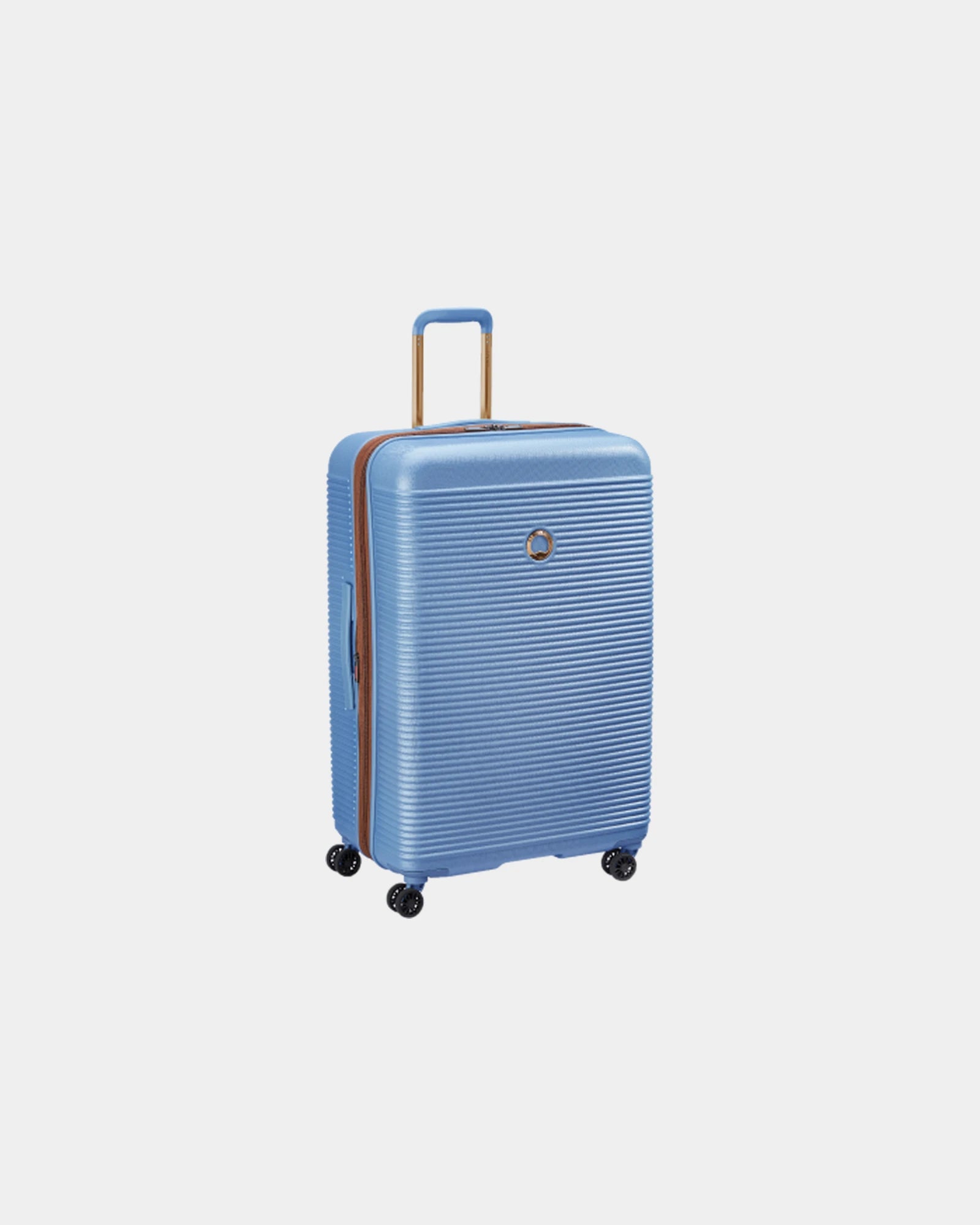 Trolley policarbonato Delsey Freestyle 82 cm da personalizzare - Blu cielo
