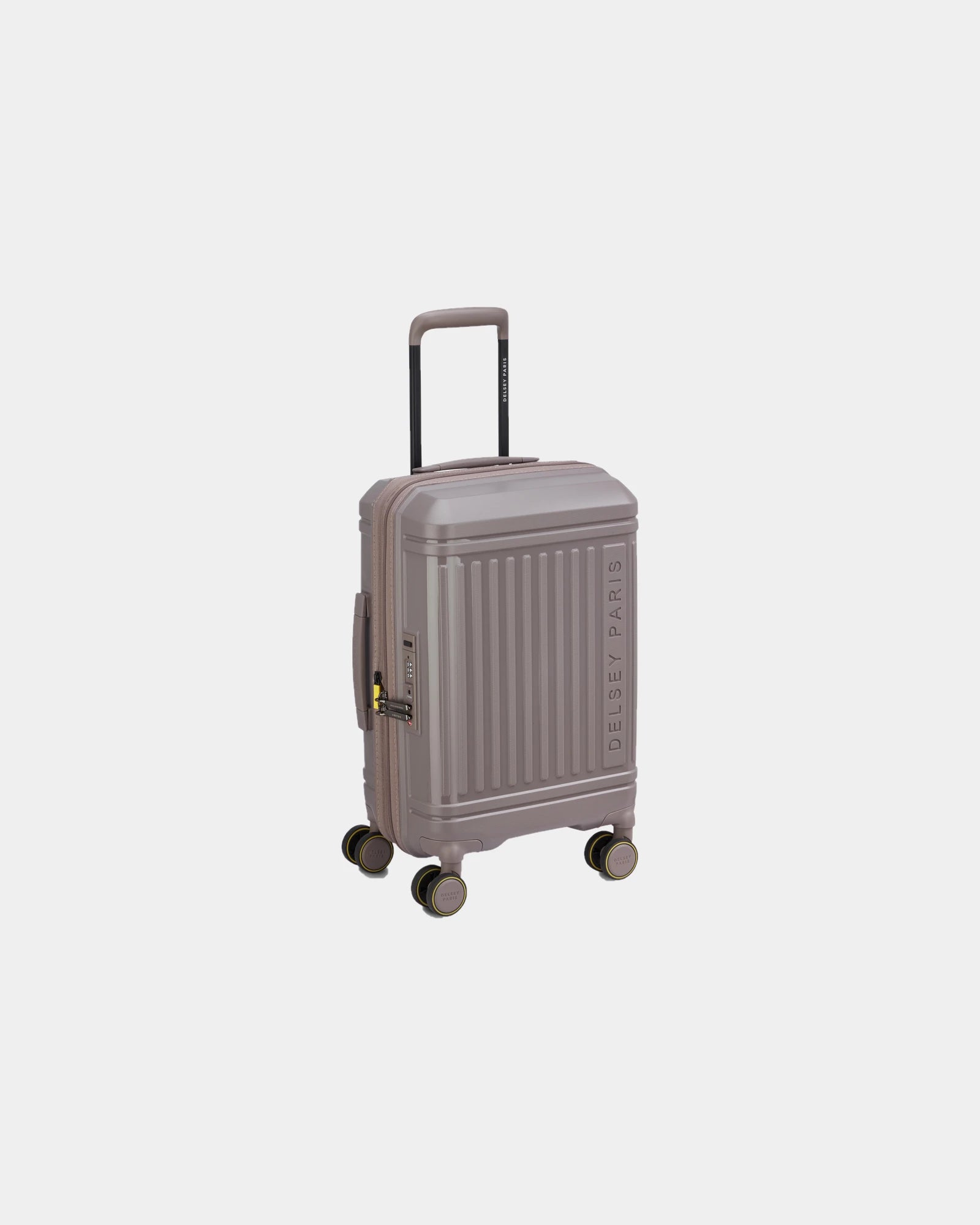 Trolley riciclato Delsey Lutece 55 cm da personalizzare - Marrone