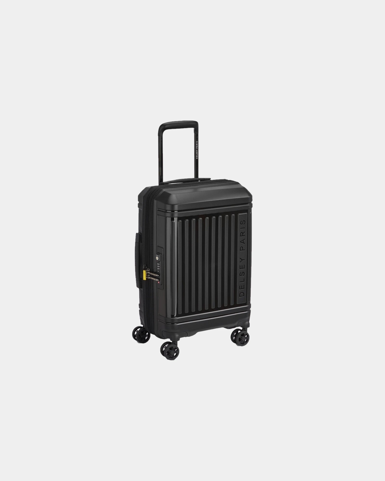 Trolley riciclato Delsey Lutece SE 55 cm da personalizzare - Nero