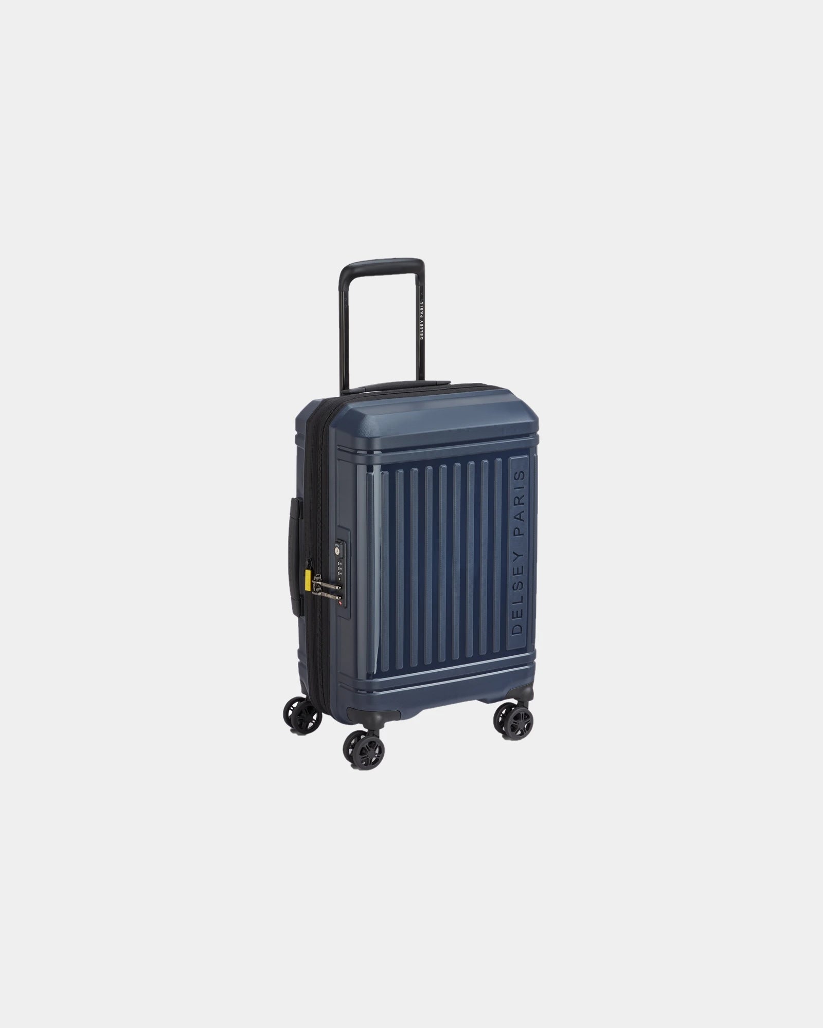 Trolley riciclato Delsey Lutece SE 55 cm da personalizzare - Blu Navy