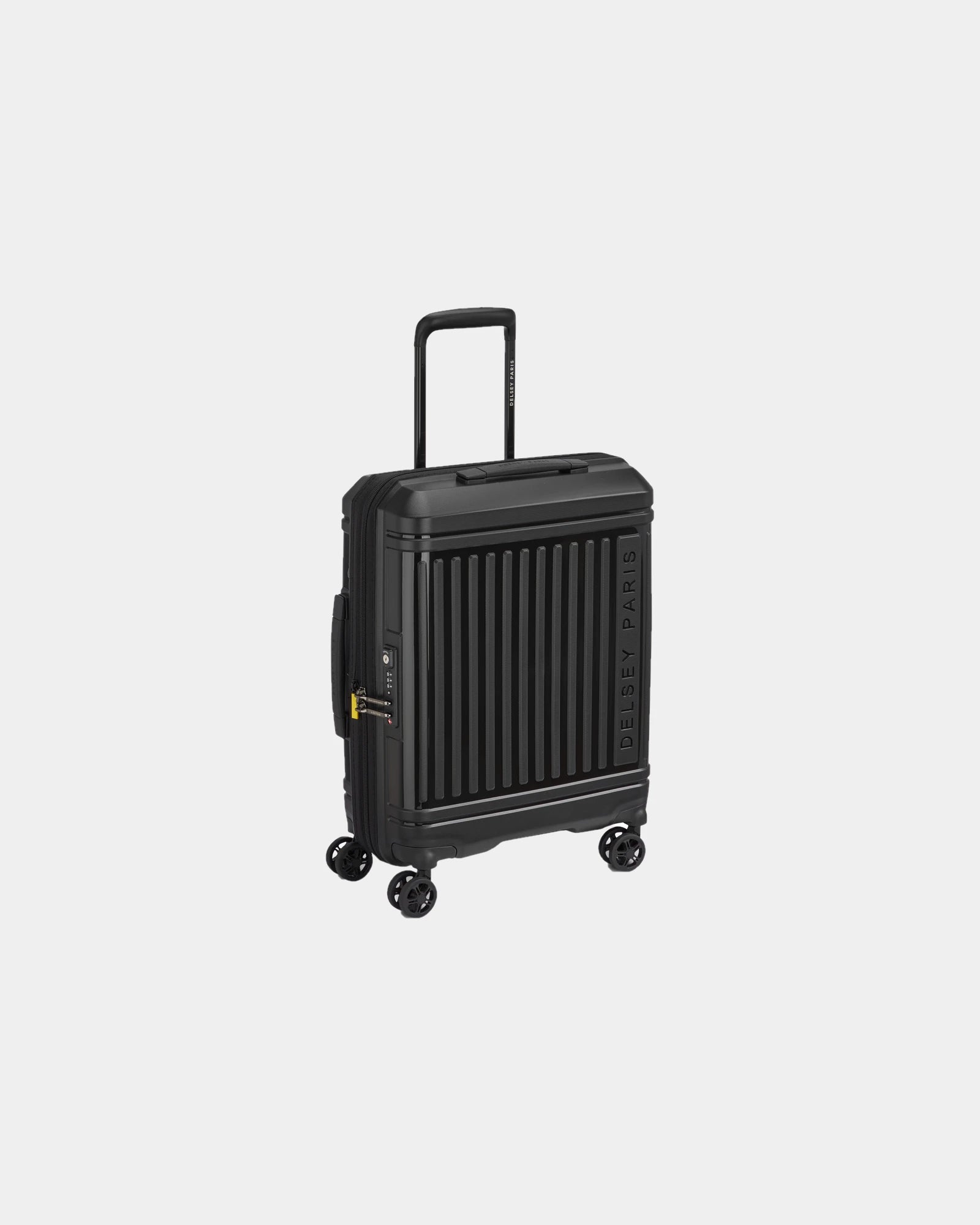 Trolley riciclato Delsey Lutece SE 55 cm da personalizzare - Nero