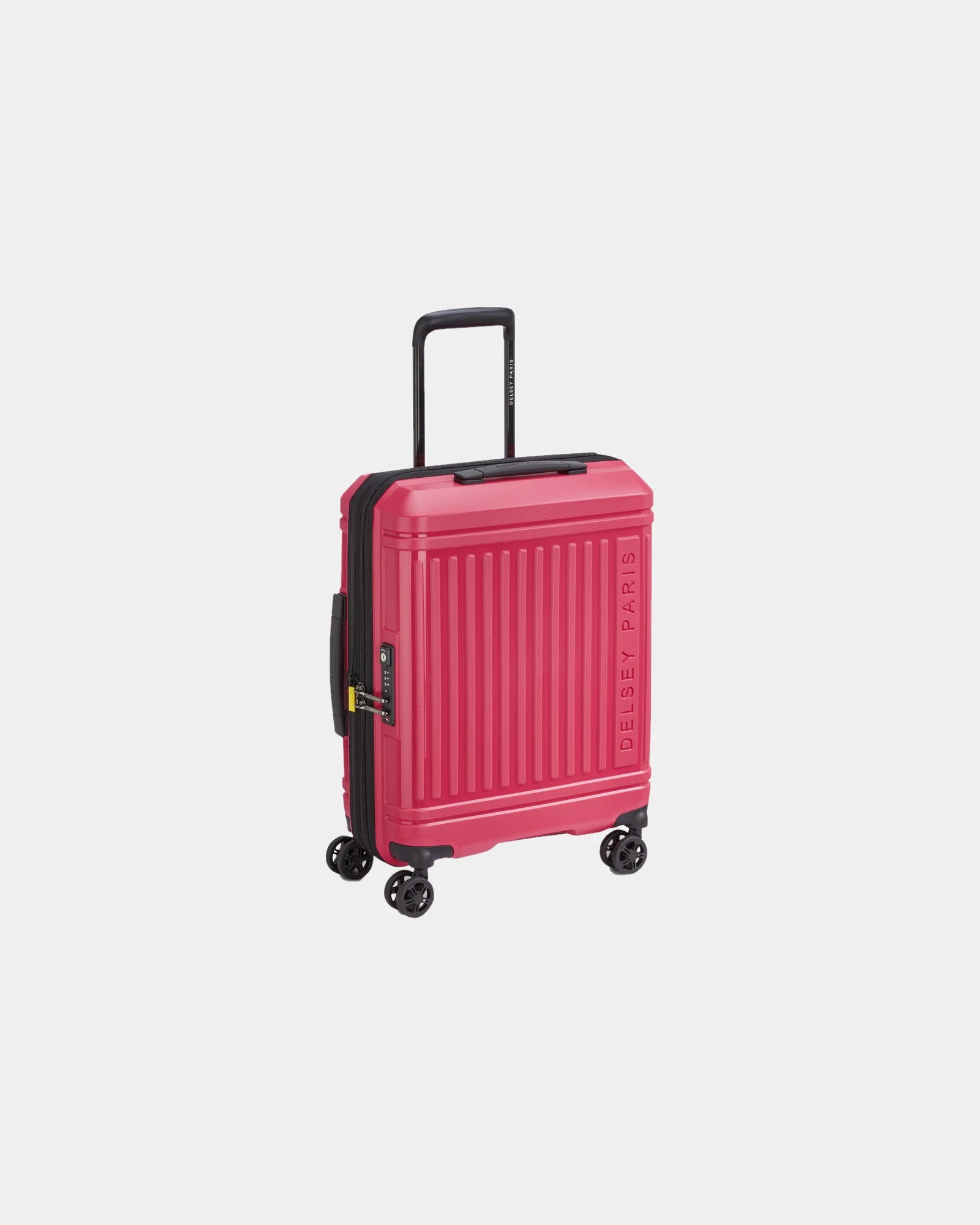 Trolley riciclato Delsey Lutece SE 55 cm da personalizzare - Magenta