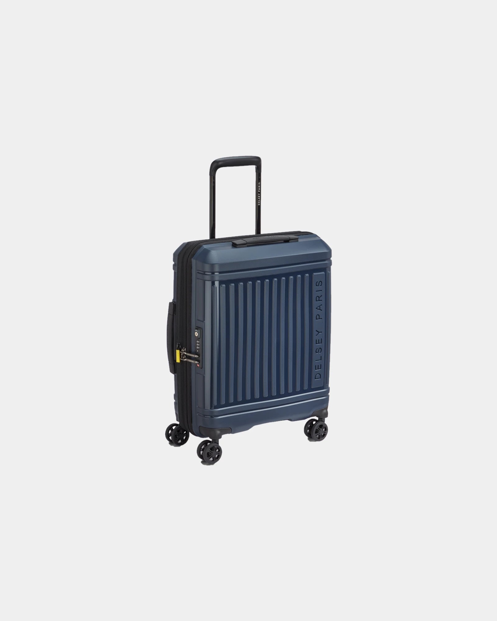 Trolley riciclato Delsey Lutece SE 55 cm da personalizzare - Blu Navy
