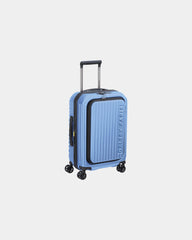 Trolley Delsey Securitime Zip 55 cm da personalizzare - Blu Lavanda