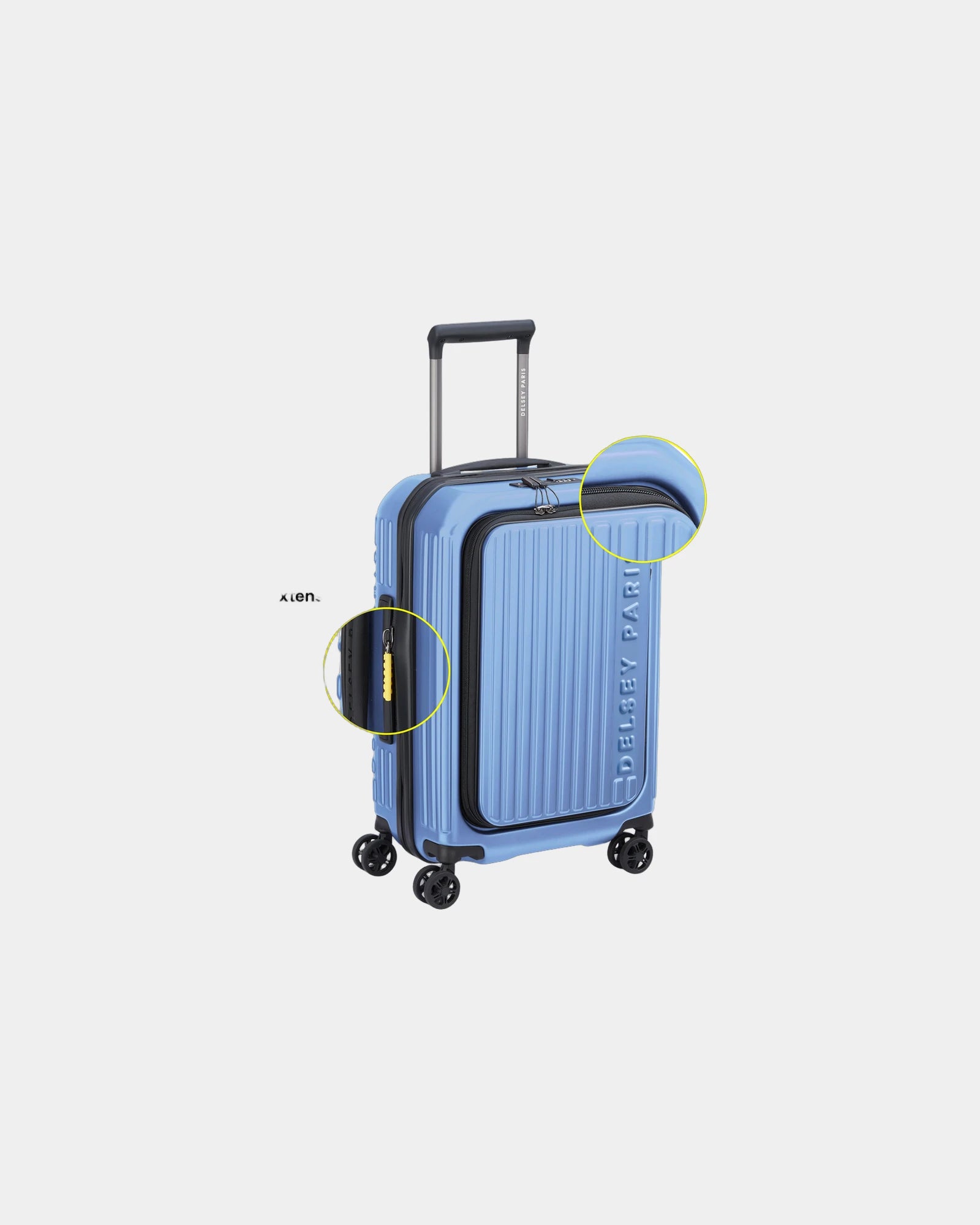 Trolley Delsey Securitime Zip 55 cm da personalizzare - 7