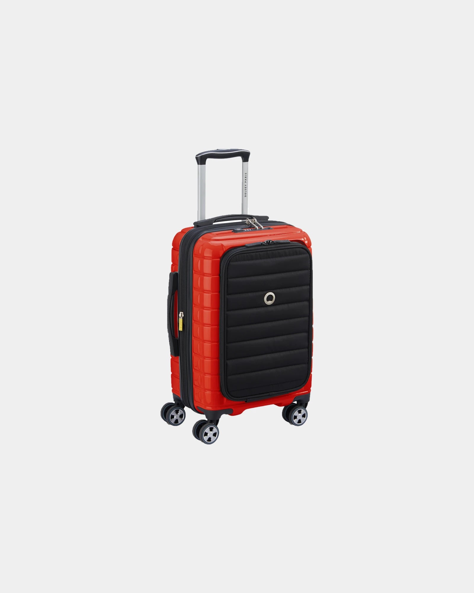 Trolley Delsey Shadow 5.0 55 cm da personalizzare - Rosso Intenso