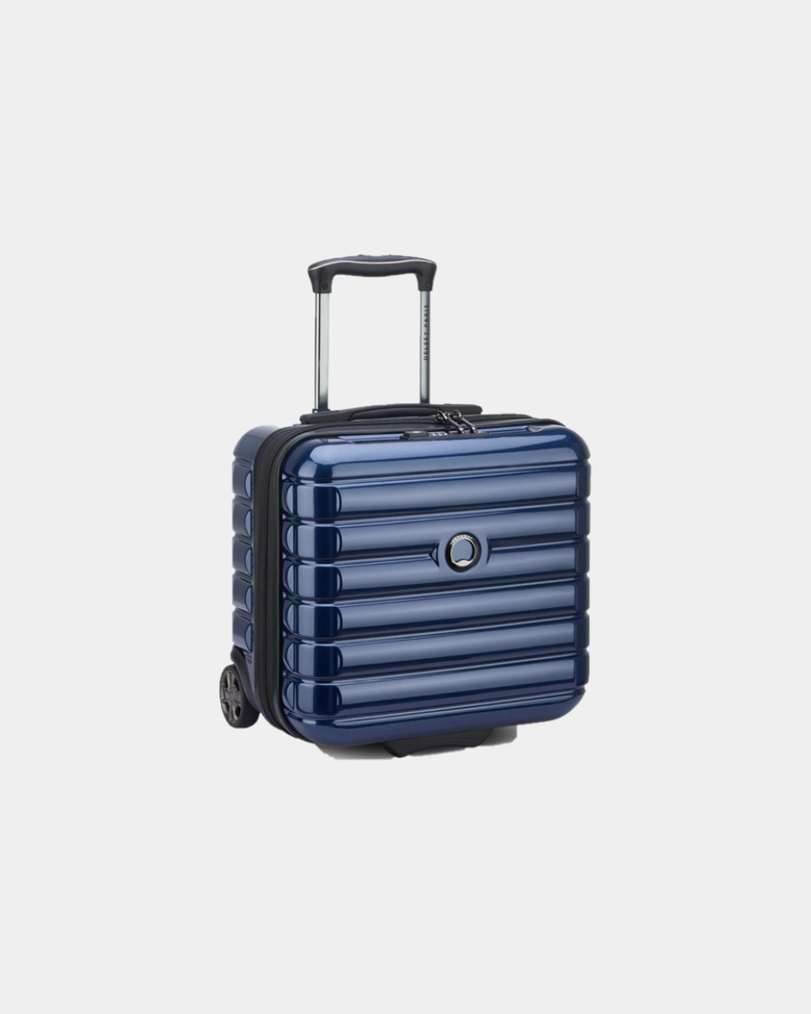 Trolley cabina policarbonato Delsey da personalizzare - Blu marino profondo