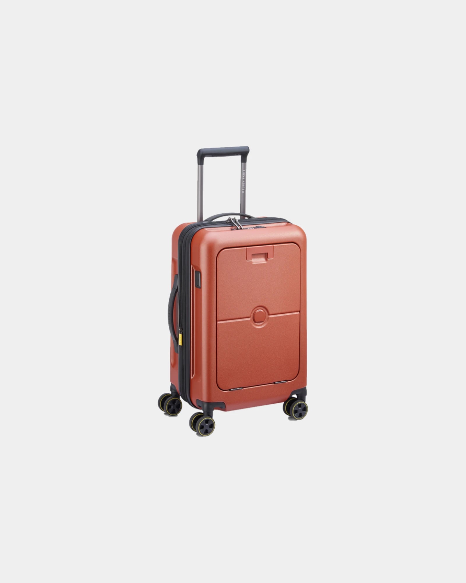 Trolley policarbonato Delsey Turenne 2.0 da personalizzare - Terracotta