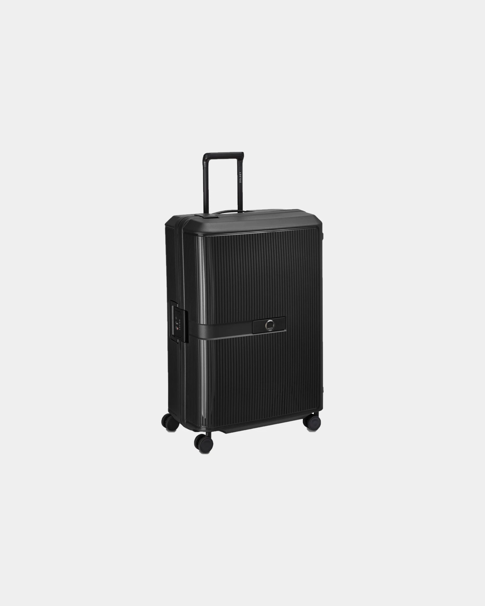 Trolley polipropilene Delsey Vauban 76 cm da personalizzare - Nero
