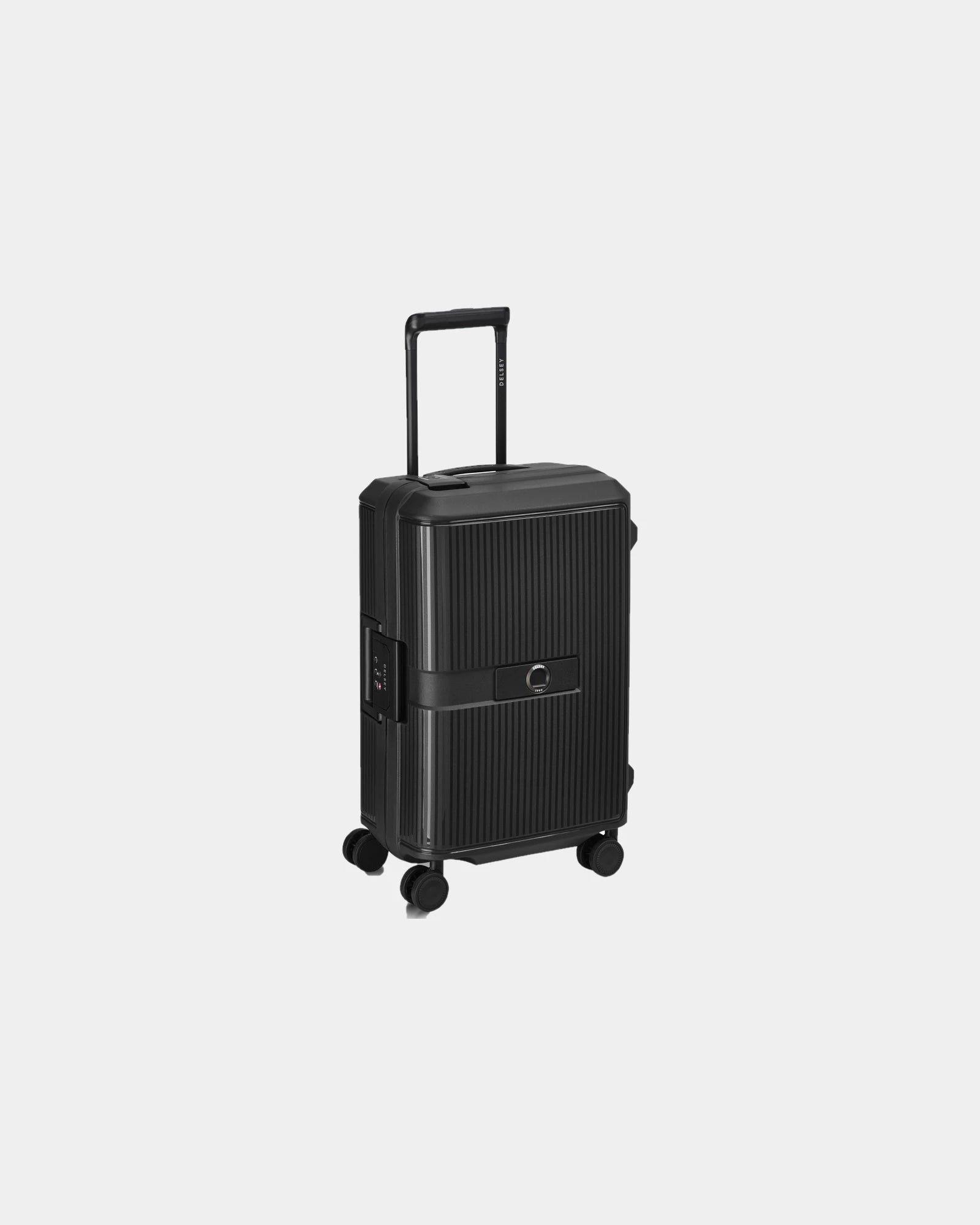 Trolley polipropilene Delsey Vauban 55 cm da personalizzare - Nero