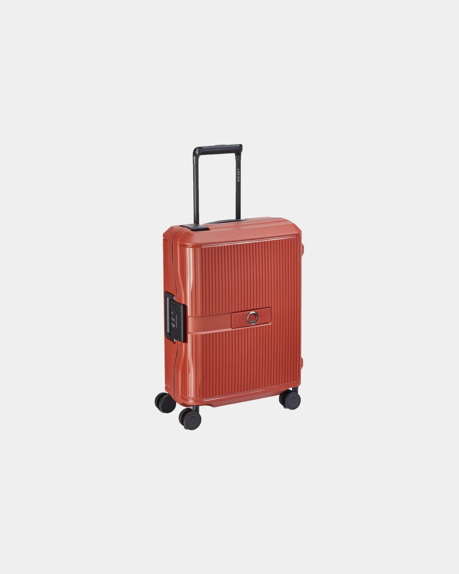Trolley polipropilene Delsey Vauban 55 cm da personalizzare - Terracotta