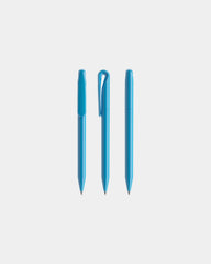 Penna Prodir DS1TPP Polished da personalizzare - Blu ciano lucido