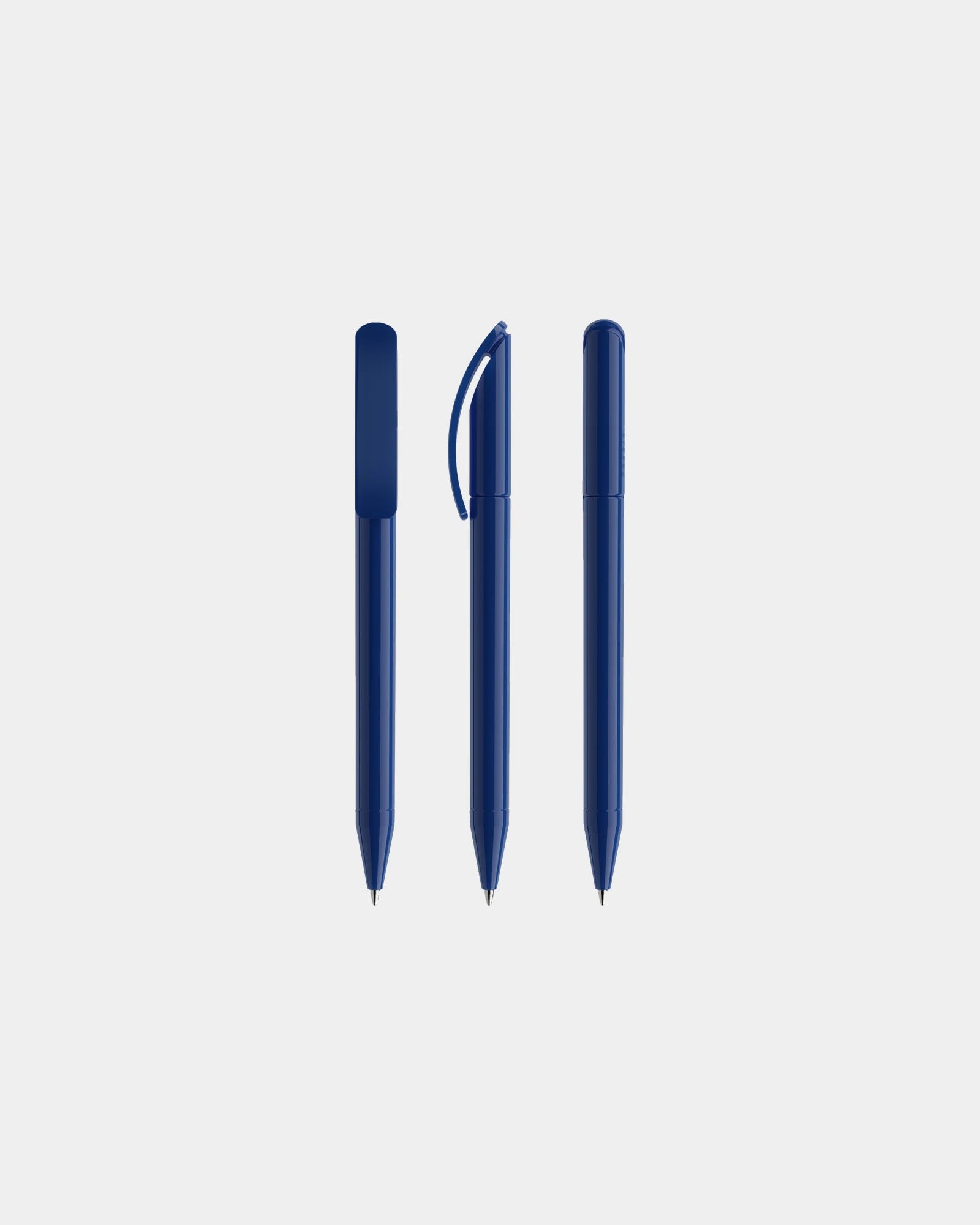 Penna Prodir DS3TPP Polished da personalizzare - Blu lucido