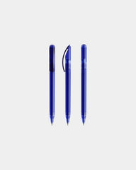 Penna trasparente Prodir DS3 TTT da personalizzare - Blu Classico Trasparente