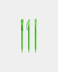 Penna trasparente Prodir DS3 TTT da personalizzare - Verde Chiaro Trasparente