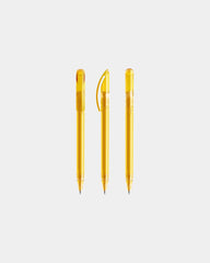 Penna trasparente Prodir DS3 TTT da personalizzare - Giallo Trasparente