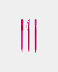 Penna trasparente Prodir DS3 TTT da personalizzare - Rosa Trasparente