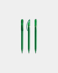 Penna trasparente Prodir DS3 TTT da personalizzare - Verde Scuro Trasparente