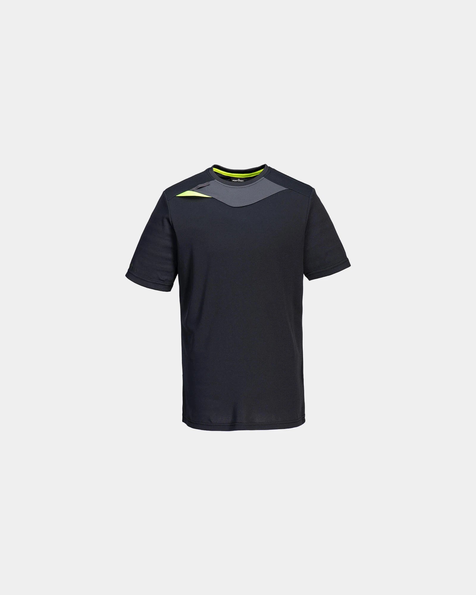 Polo DX4 tessuto poliestere riflettente da personalizzare - Nero-Blu Cielo