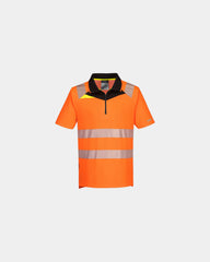 Polo alta visibilità DX4 maniche corte da personalizzare - Arancione