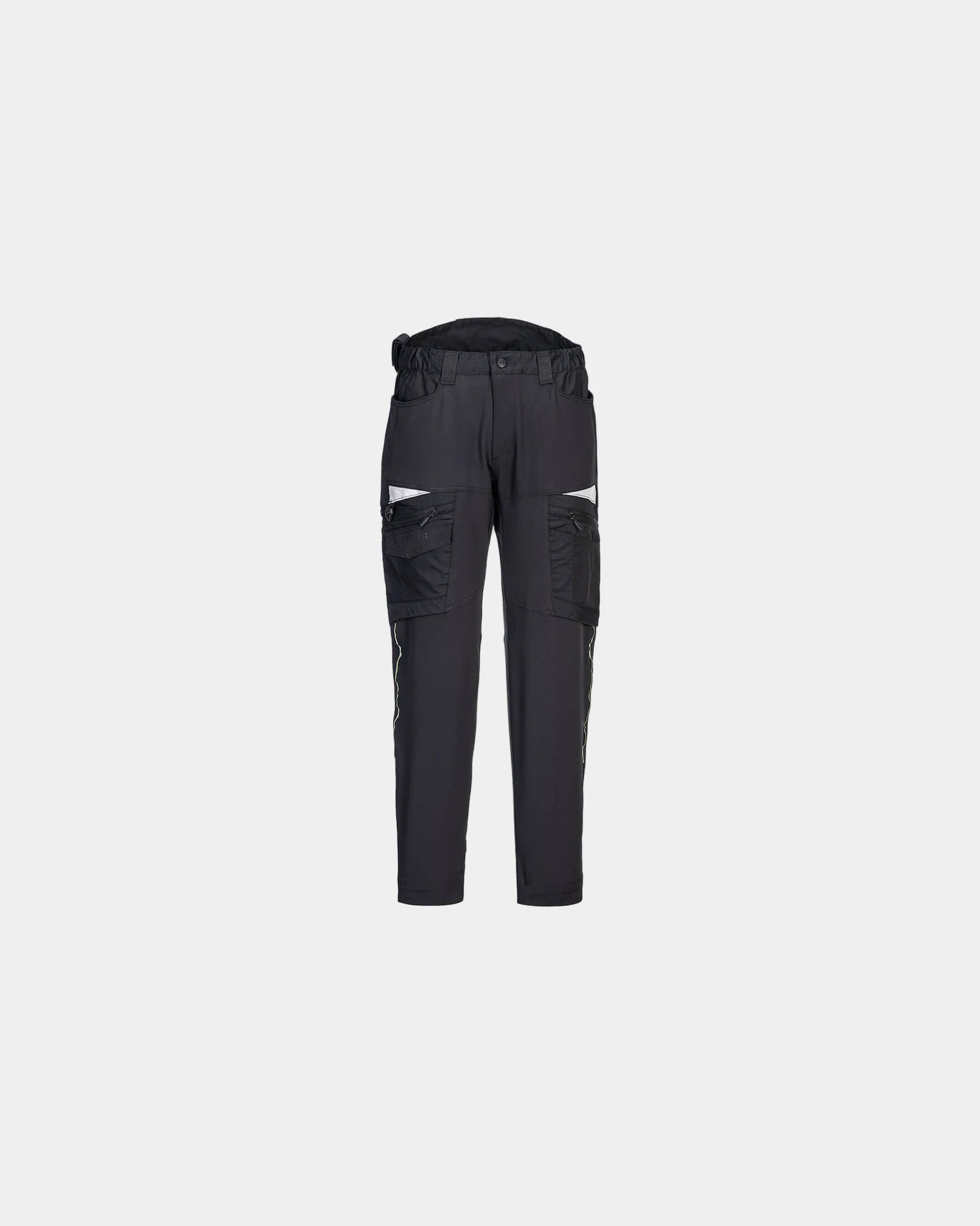 Pantaloni da lavoro elasticizzati DX4 da personalizzare - Nero-Blu Cielo