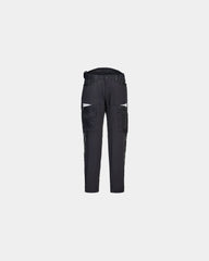 Pantaloni da lavoro elasticizzati DX4 da personalizzare - Nero-Blu Cielo