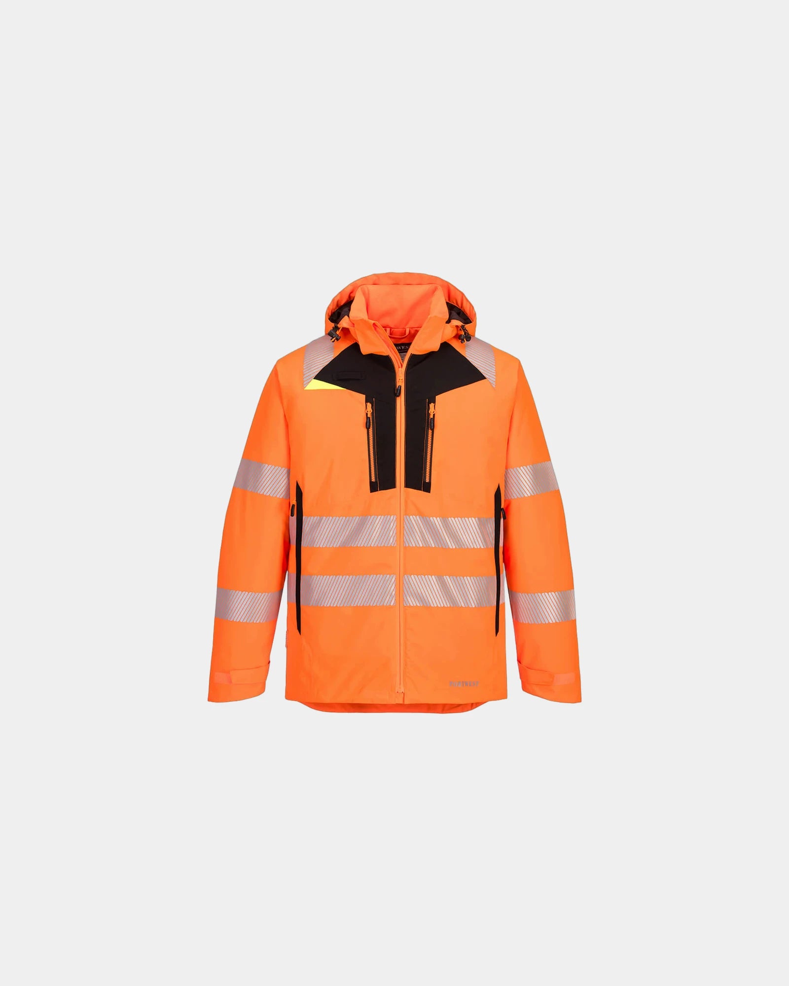 Parka alta visibilità impermeabile da personalizzare - Arancione