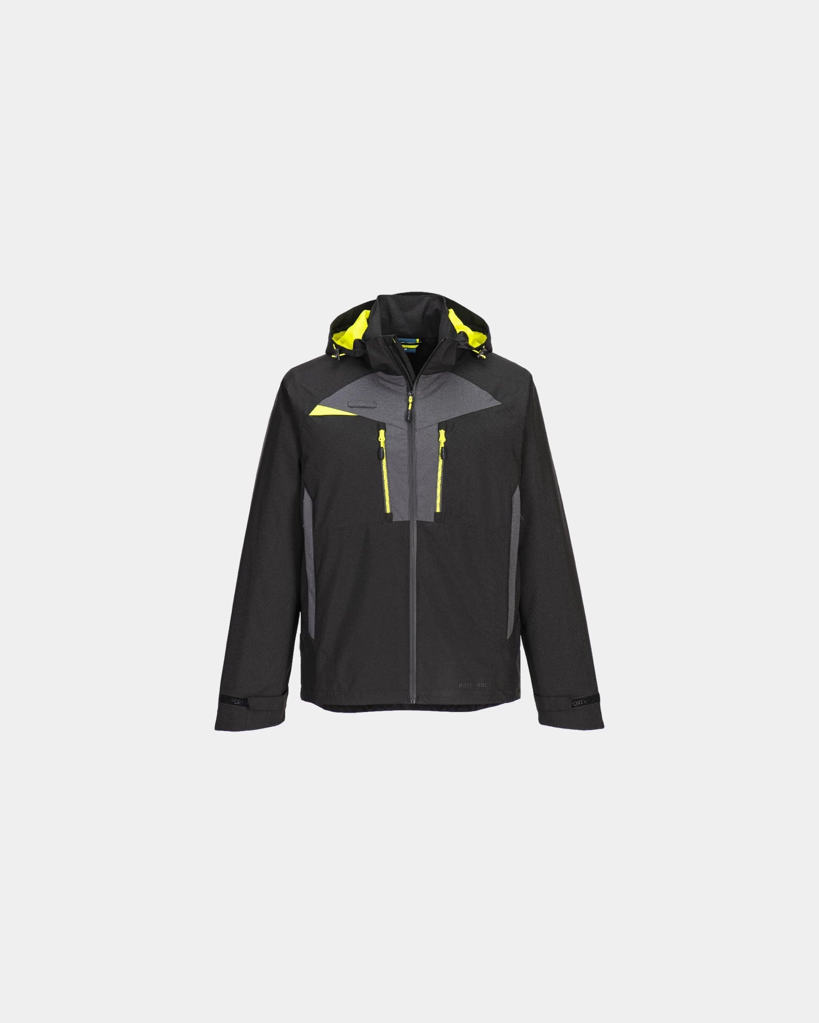 Giacca impermeabile DX4 traspirante da personalizzare - Nero-Blu Cielo