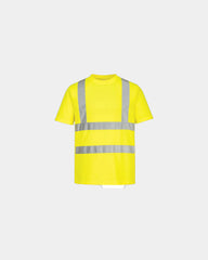 T-shirt alta visibilità poliestere da personalizzare - Giallo