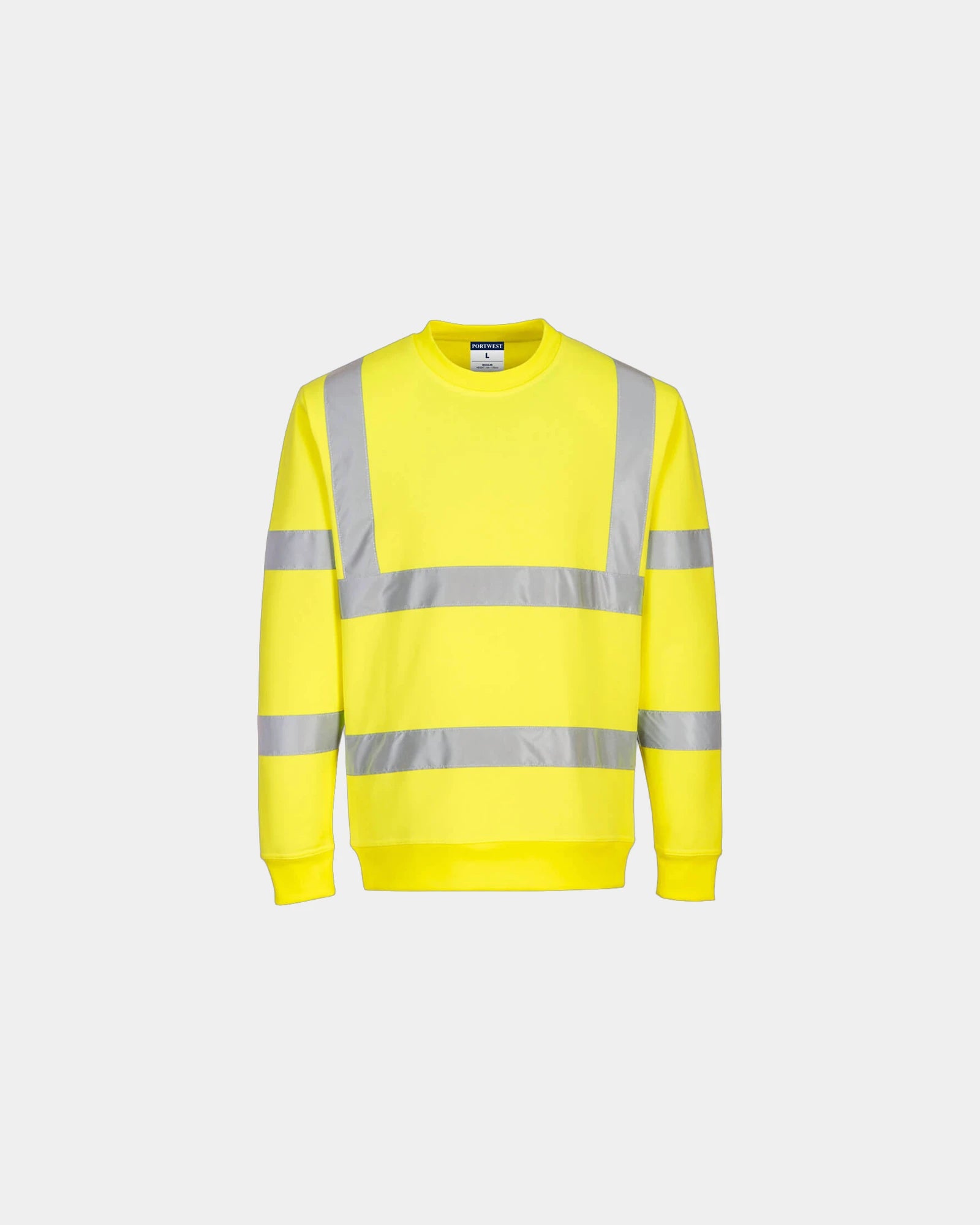 Felpa alta visibilità ISO 20471 da personalizzare - Giallo
