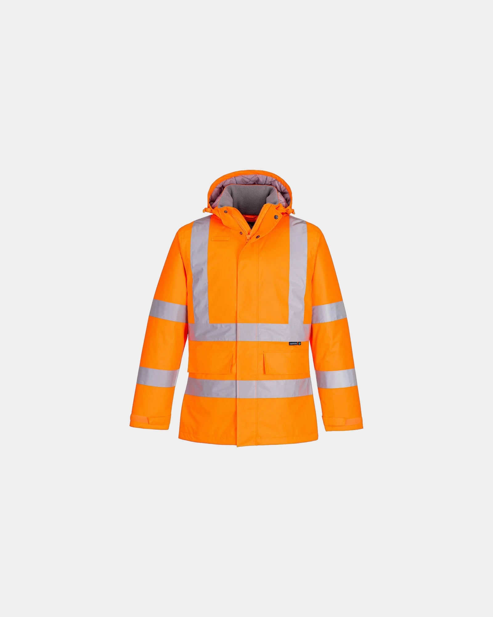 Parka invernale alta visibilità da personalizzare - Arancione