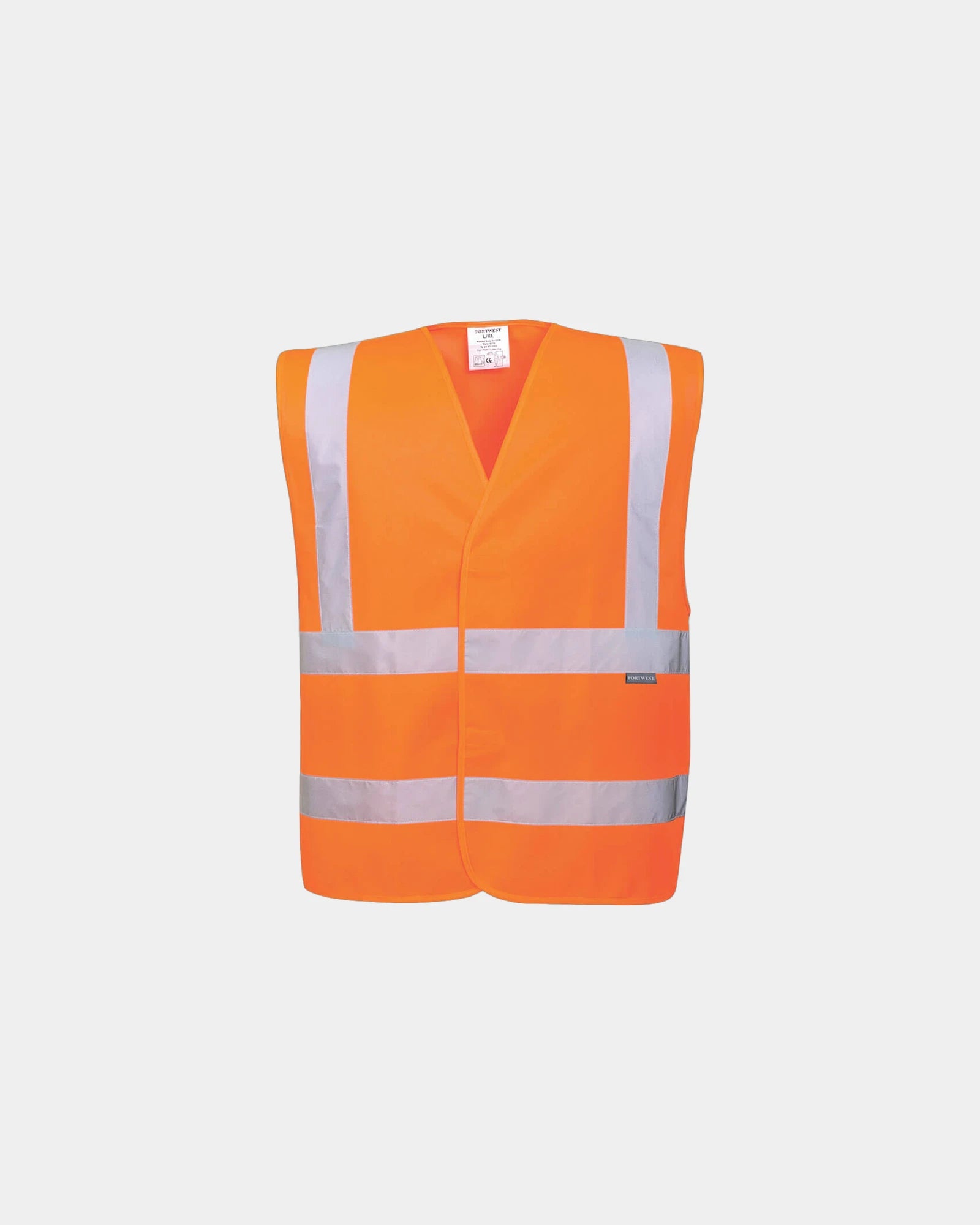 Gilet alta visibilità riciclato da personalizzare - Arancione