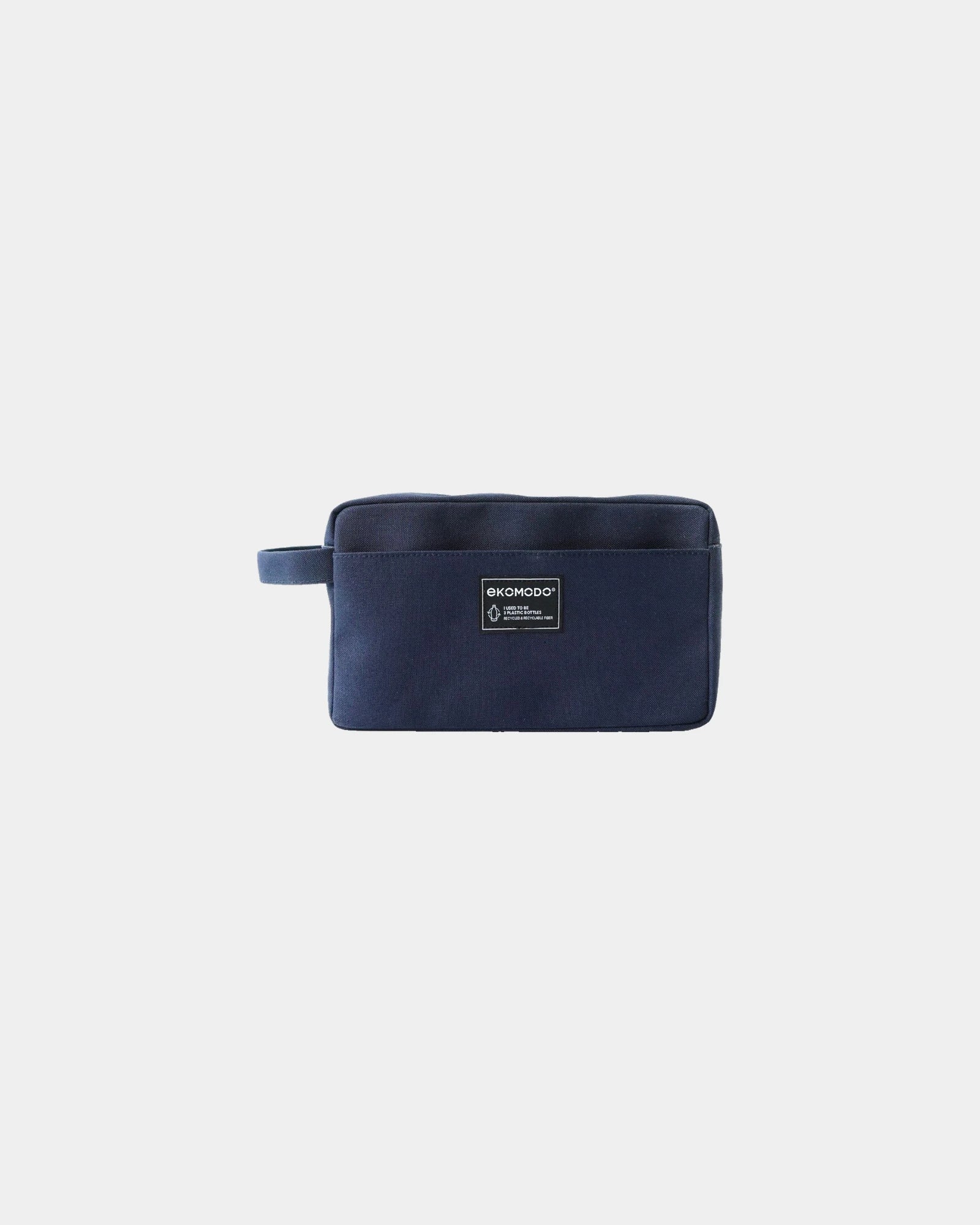 Beauty case RPET Ekomodo Apain da personalizzare - Blu navy