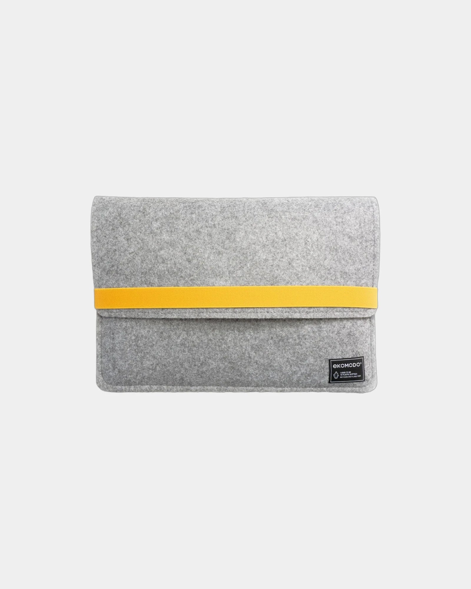 Custodia laptop riciclata Ekomodo Hazi 13" da personalizzare - Giallo