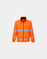 Pile alta visibilità antipilling 250 g/m² da personalizzare - Arancione