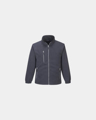 Giacca in pile bicolore 410g/m² da personalizzare - Grigio