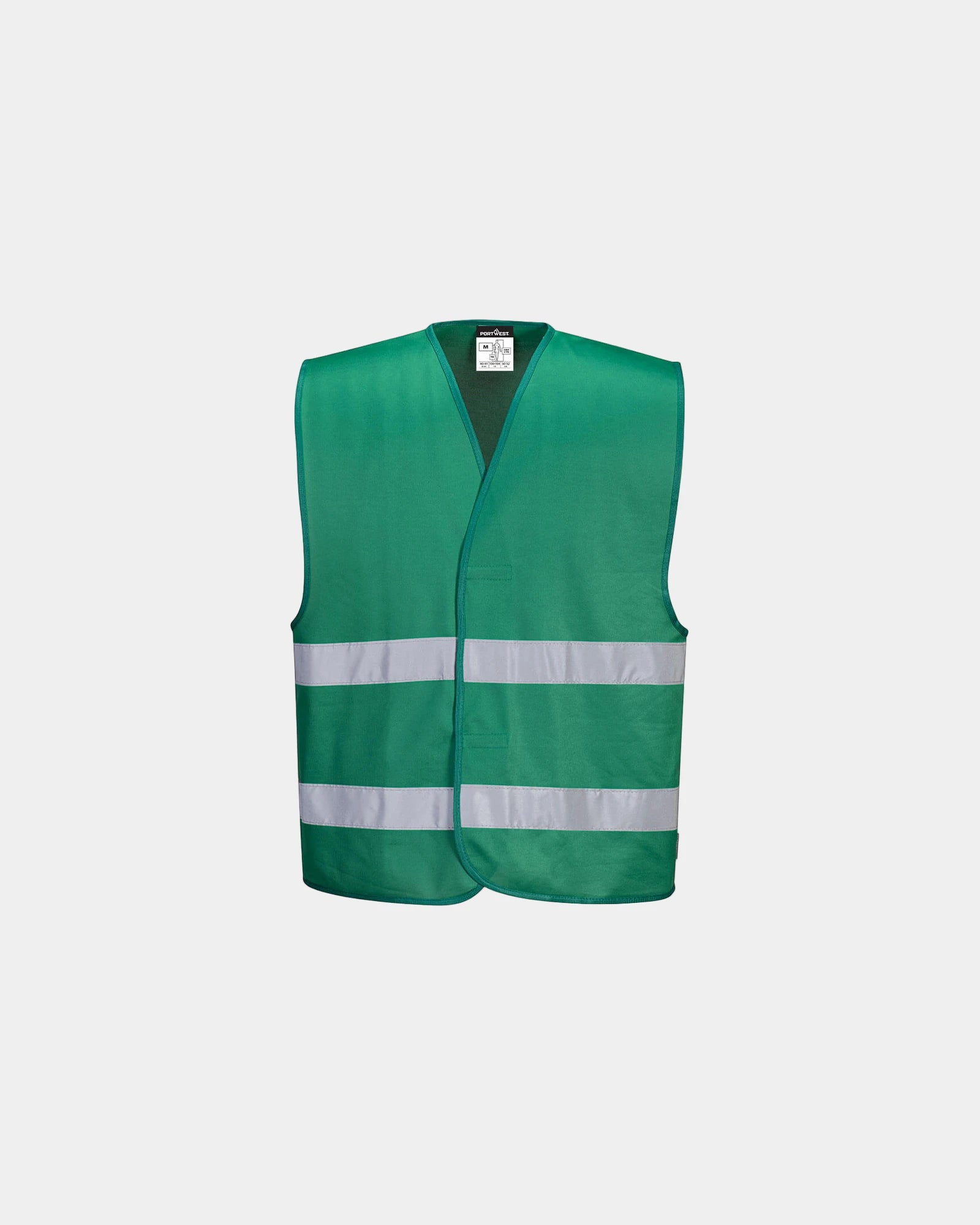 Gilet alta visibilità poliestere 124g da personalizzare - Verde Scuro