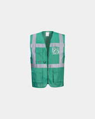 Gilet Iona Executive porta badge da personalizzare - Verde Scuro