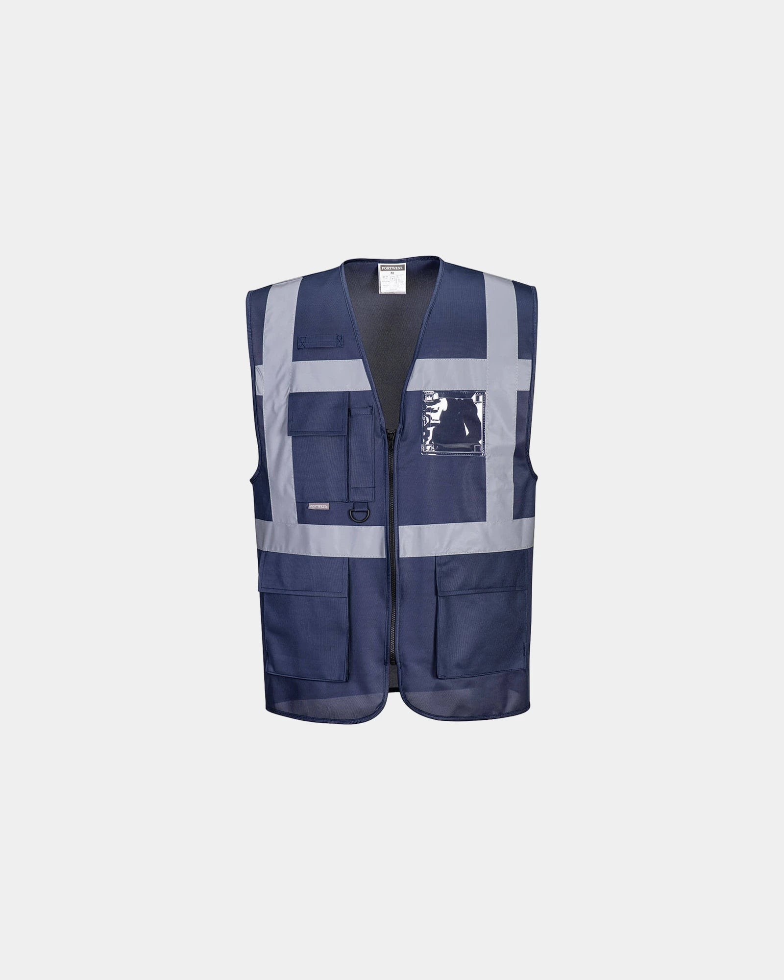 Gilet Iona Executive porta badge da personalizzare - Blu Navy