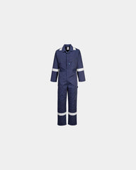 Tuta da lavoro riflettente 245 g/m² da personalizzare - Blu Navy
