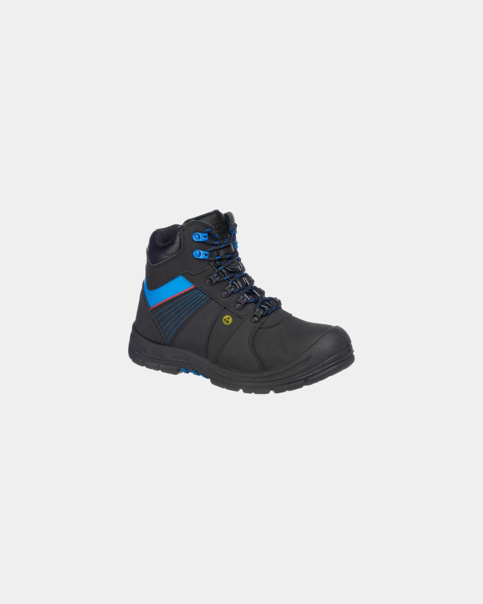 Scarpe antinfortunistiche S3 ESD Compo da personalizzare - Nero-Blu Cielo