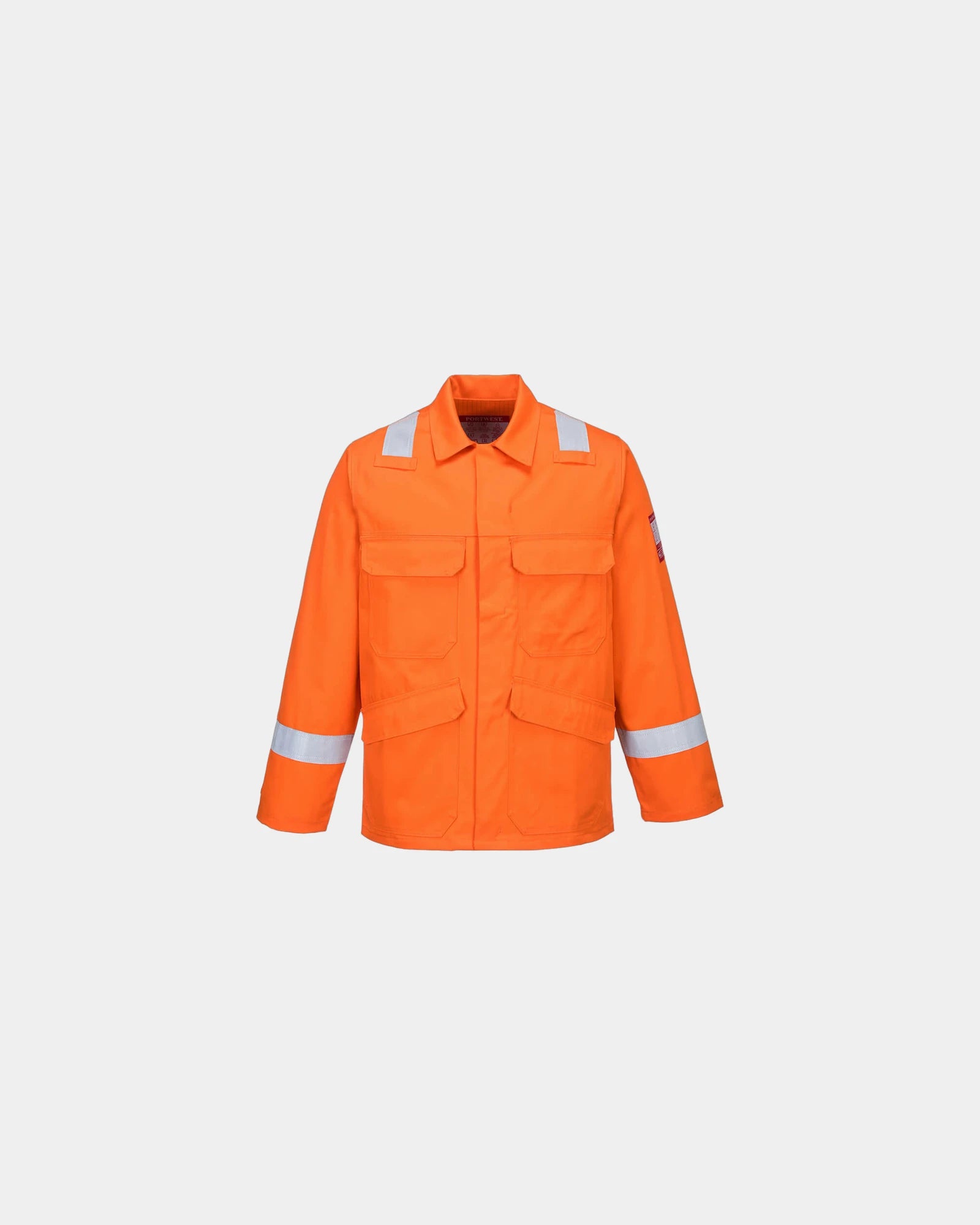 Camicia ignifuga alta visibilità Bizflame da personalizzare - Arancione
