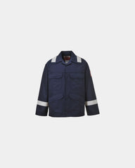 Camicia ignifuga alta visibilità Bizflame da personalizzare - Blu Navy
